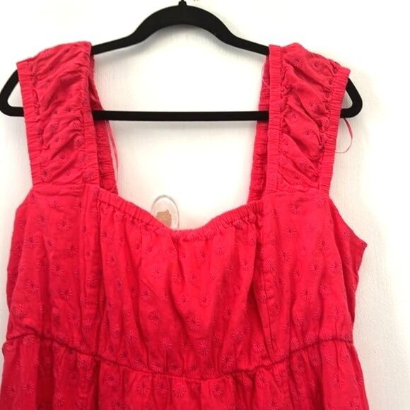 Old Navy Sleeveless Womens Dress XL Cotton Floral Pattern Made In India - Picture 2 of 9